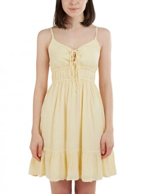Fundango Sarah Mono Dress női ruha sárga színben 2