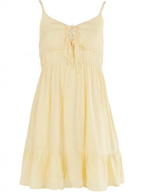 Fundango Sarah Mono Dress női ruha sárga színben 7