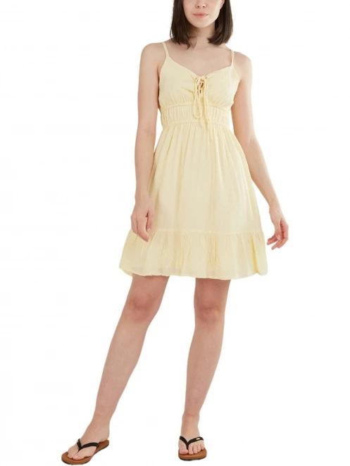 Fundango Sarah Mono Dress női ruha sárga színben 4