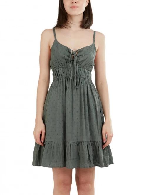 Fundango Sarah Mono Dress női ruha oliva színben 2