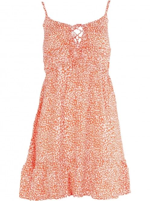 Fundango Sarah Dress női ruha piros színben 8