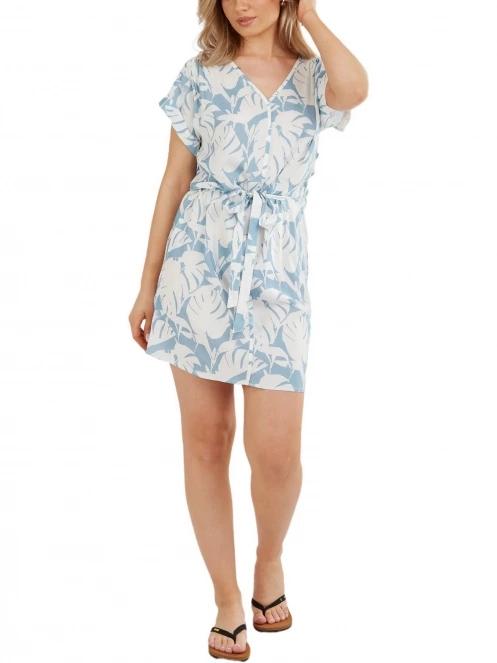 Fundango Palmetta Dress női ruha kék színben 5