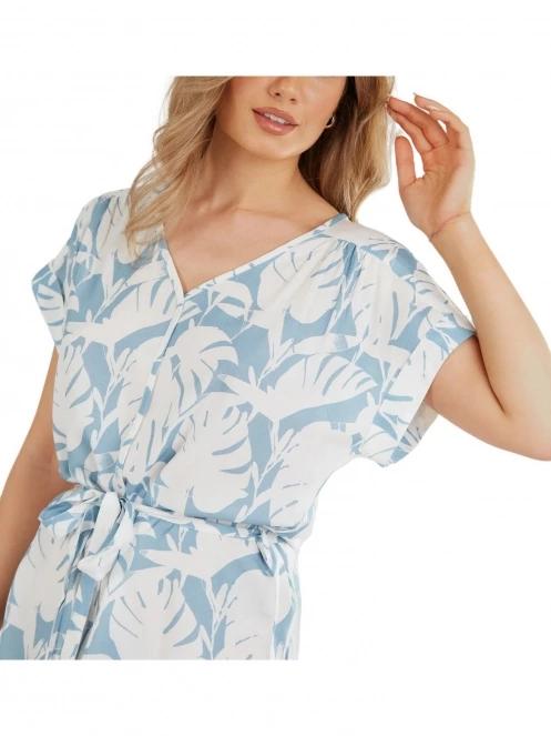 Fundango Palmetta Dress női ruha kék színben 6