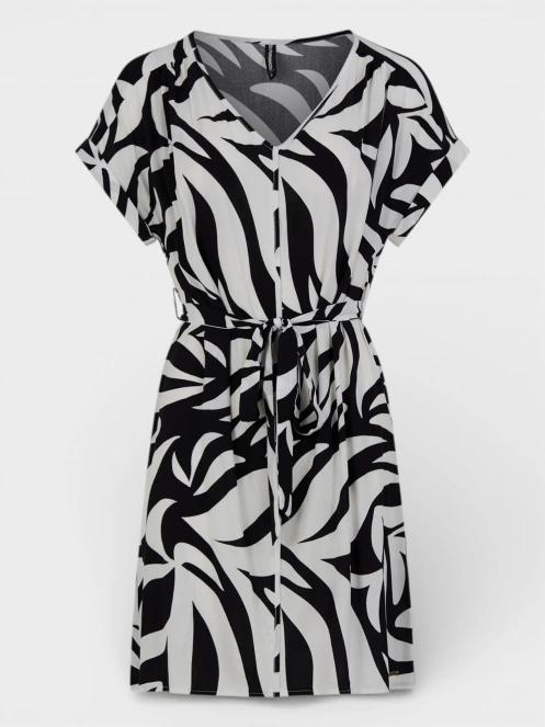 Fundango Palmetta Dress női ruha fekete színben 8