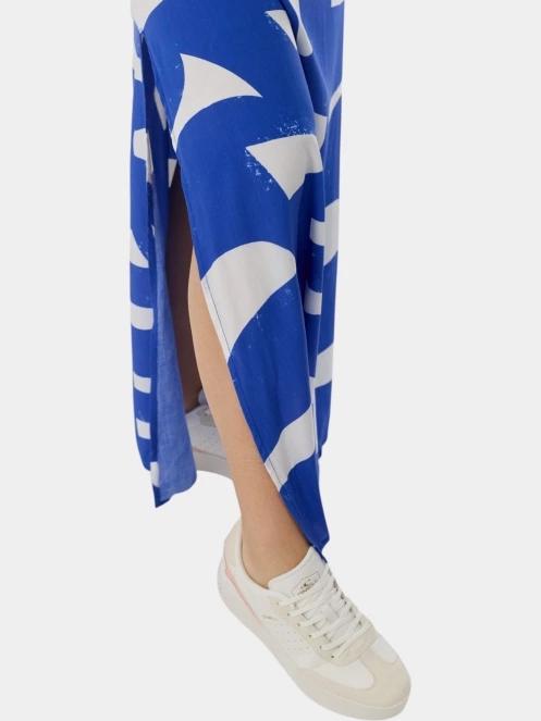 Fundango Penelope Dress női maxiruha kék színben 6