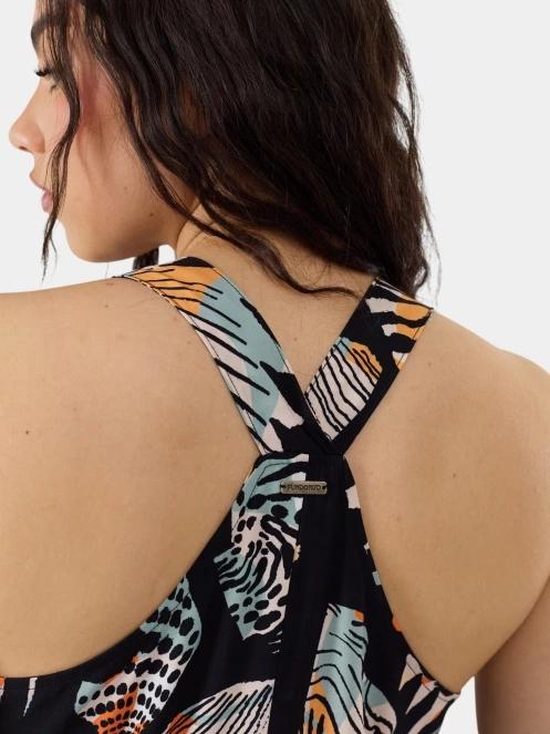 Fundango Penelope Dress női maxiruha fekete színben 5