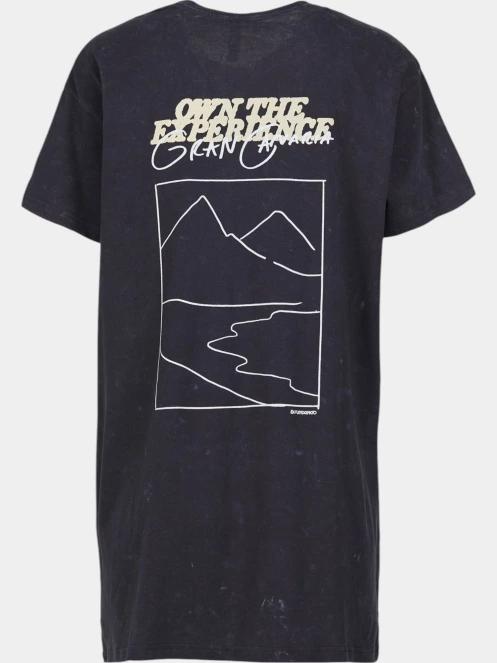 Fundango Swell Tee Dress női pólóruha fekete színben 9