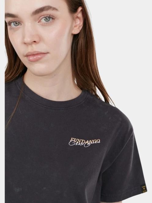 Fundango Swell Tee Dress női pólóruha fekete színben 6