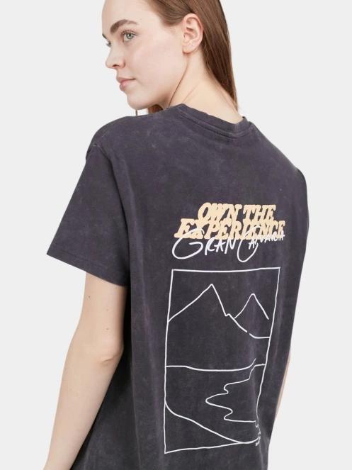 Fundango Swell Tee Dress női pólóruha fekete színben 7