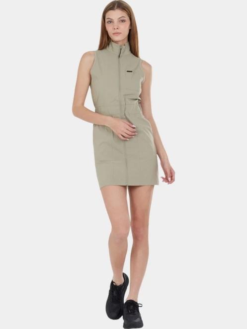 Fundango Huberta Dress női ruha zöld színben 4