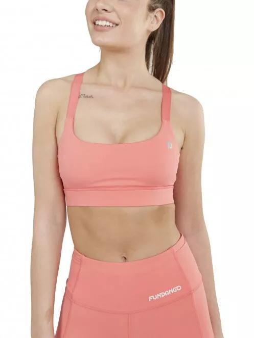 Fundango Dyanic High Support Sportbra női sportmelltartó magenta színben 2