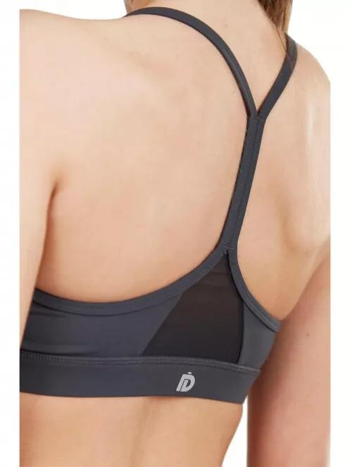 Fundango Cane Mid Support Sportbra női sportmelltartó szürke színben 4