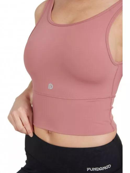 Fundango Croft Long Line Sportbra női sportmelltartó magenta színben 4