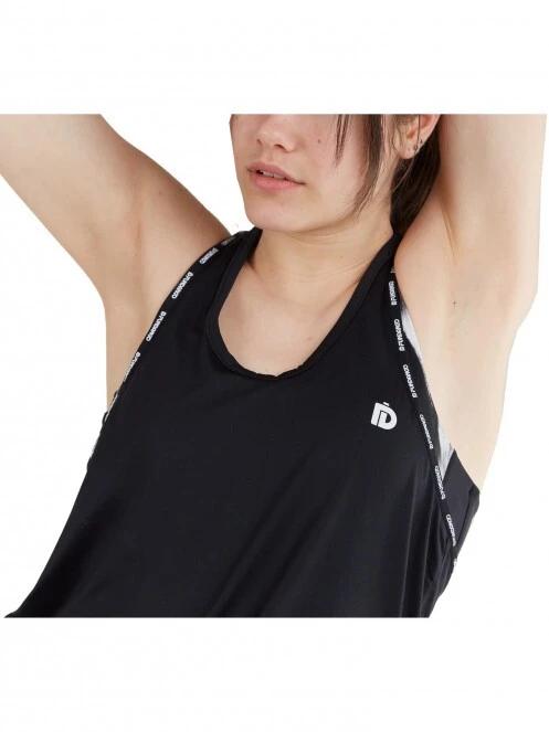Fundango Kaguya Top női ujjatlan sport póló fekete színben 5