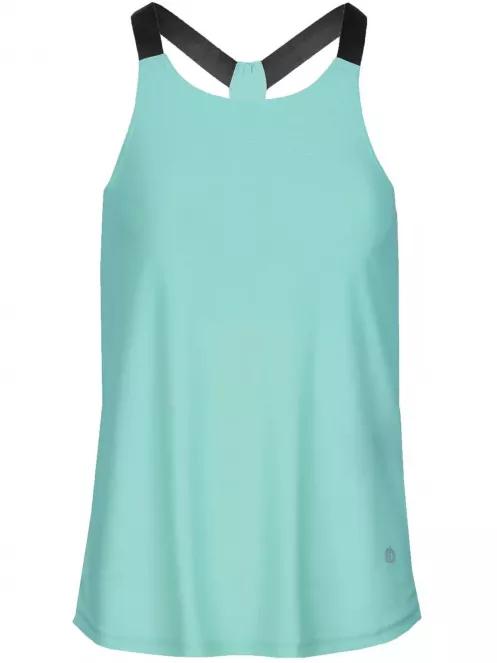Fundango Racerback top női ujjatlan póló zöld színben 4