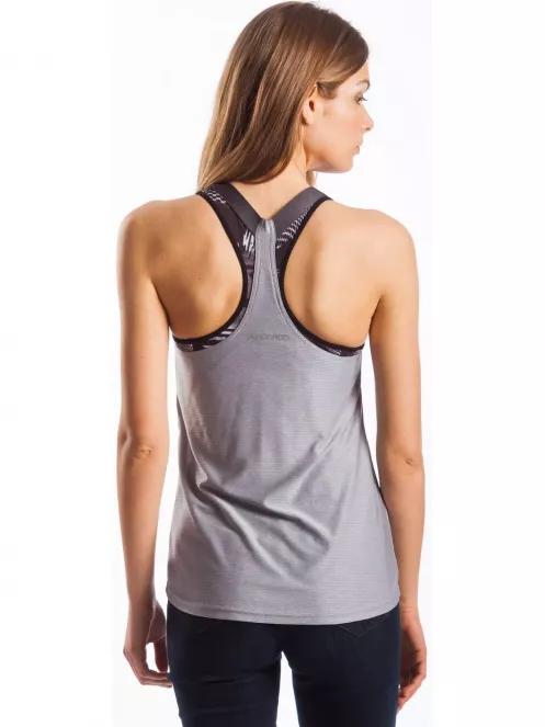 Fundango Racerback top női ujjatlan póló szürke színben 3