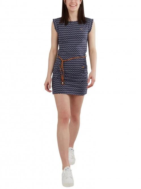 Fundango Sagitta Dress női ruha sötétkék színben 4
