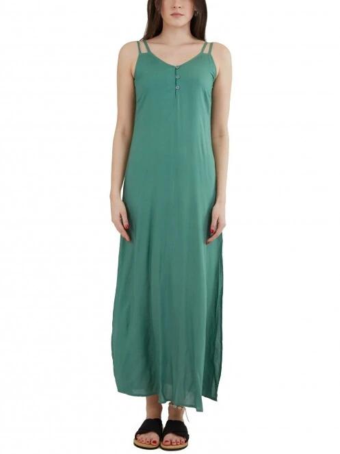 Fundango Helena Dress női ruha zöld színben 2