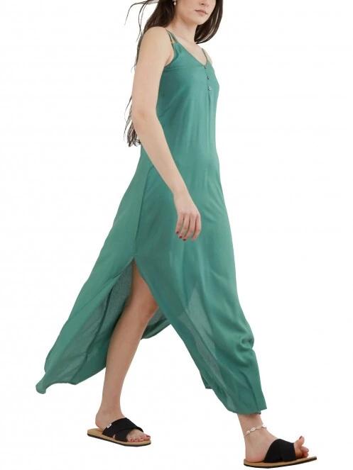 Fundango Helena Dress női ruha zöld színben 4