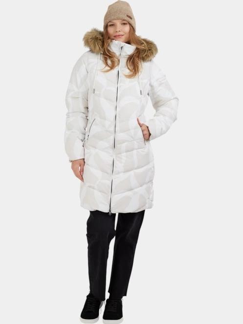 Fundango Puppis Padded Jacket női télikabát homok színben 4