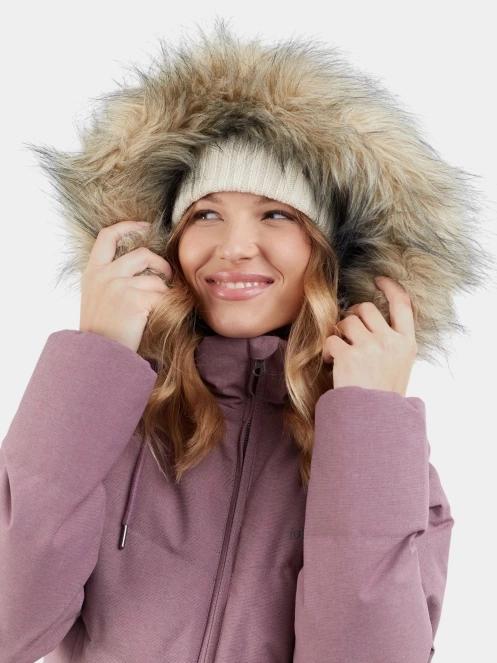 Fundango Puppis Padded Jacket női télikabát lila színben 5