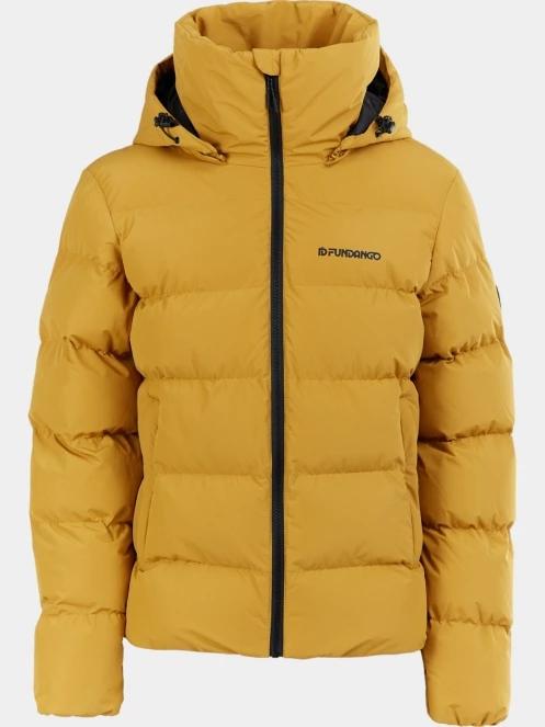 Fundango Amber Padded Jacket női steppelt átmeneti kabát sárga színben 7