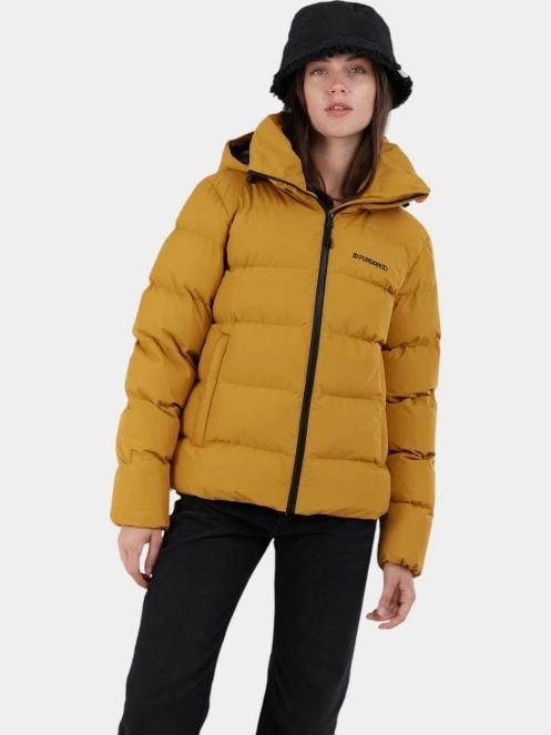 Fundango Amber Padded Jacket női steppelt átmeneti kabát sárga színben 5