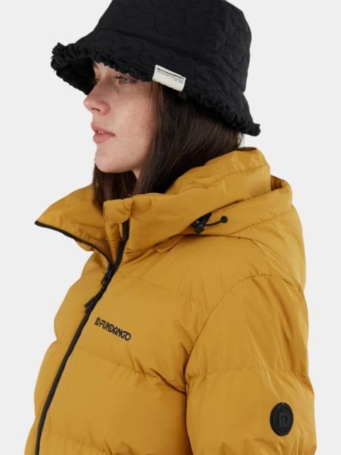 Fundango Amber Padded Jacket női steppelt átmeneti kabát sárga színben 6