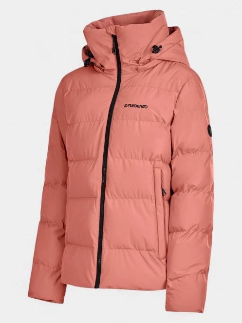 Fundango Amber Padded Jacket női steppelt átmeneti kabát rózsaszín színben 11