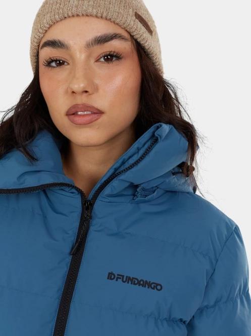 Fundango Amber Padded Jacket női steppelt átmeneti kabát kék színben 7