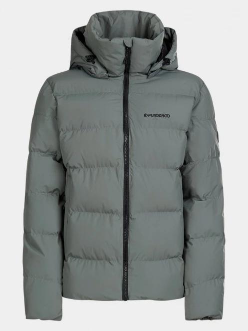 Fundango Amber Padded Jacket női steppelt átmeneti kabát zöld színben 10