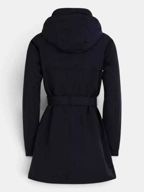 Fundango Charlotte Trenchcoat női ballonkabát sötétkék színben 10