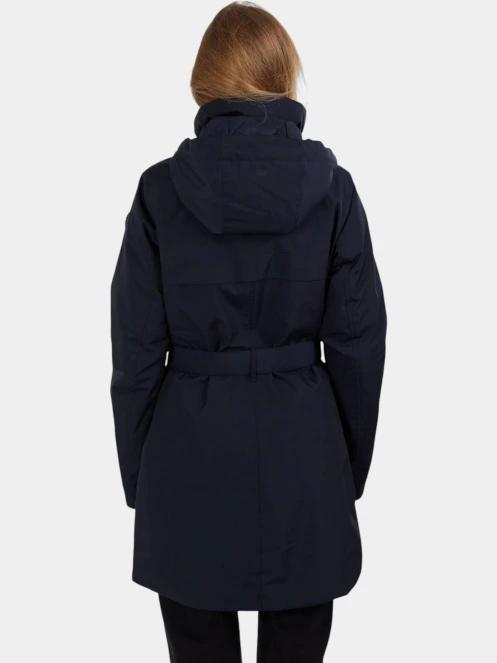 Fundango Charlotte Trenchcoat női ballonkabát sötétkék színben 3
