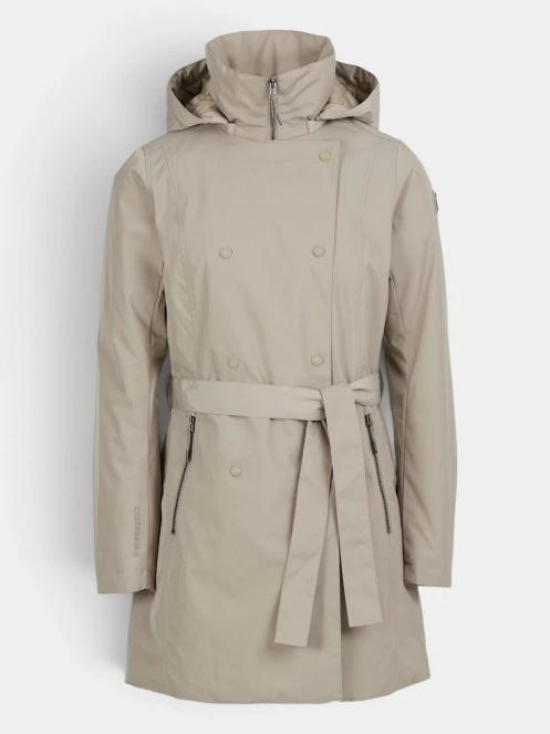 Fundango Charlotte Trenchcoat női ballonkabát homok színben 7