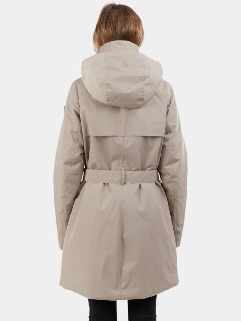 Fundango Charlotte Trenchcoat női ballonkabát homok színben 3