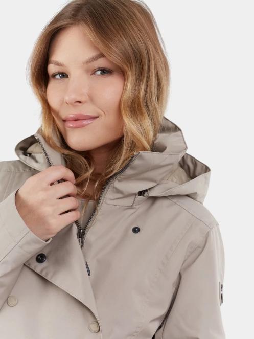 Fundango Charlotte Trenchcoat női ballonkabát homok színben 5