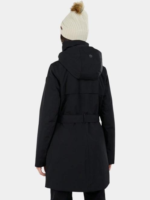 Fundango Charlotte Trenchcoat női ballonkabát fekete színben 3
