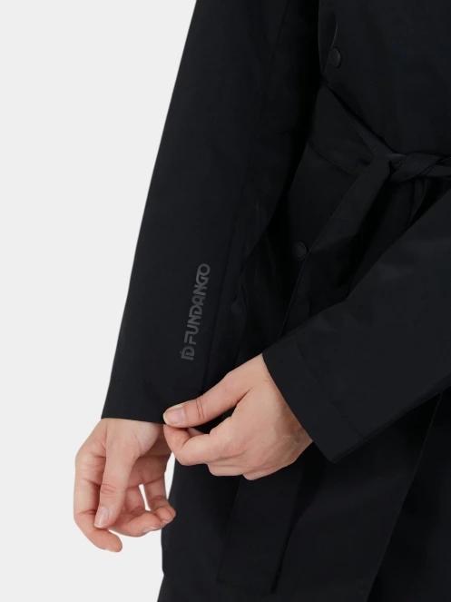 Fundango Charlotte Trenchcoat női ballonkabát fekete színben 5