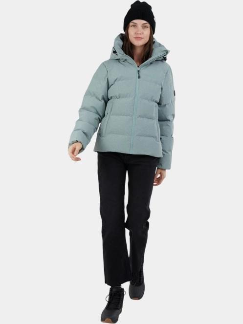 Fundango Mirabelle Padded Jacket női steppelt átmeneti kabát zöld színben 4