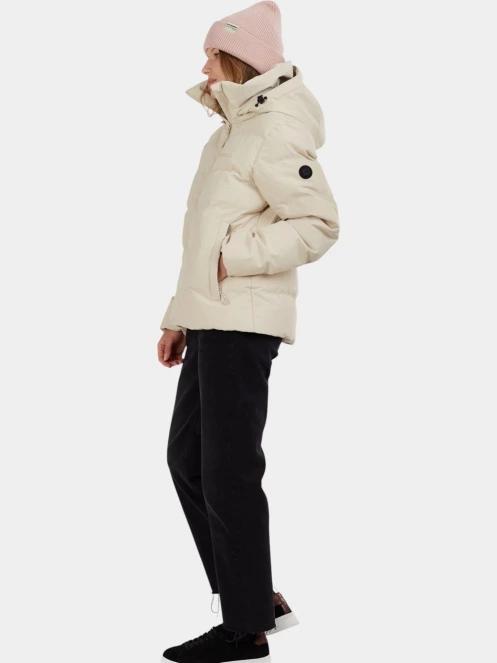 Fundango Mirabelle Padded Jacket női steppelt átmeneti kabát homok színben 4