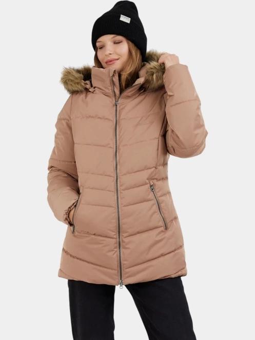 Fundango Prue Padded Jacket női télikabát barna színben 5