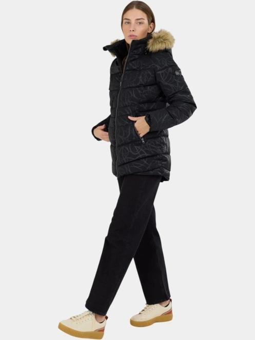 Fundango Prue Padded Jacket női télikabát fekete színben 4