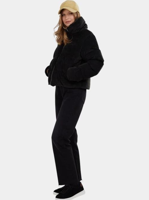 Fundango Lina Padded Jacket női steppelt átmeneti kabát fekete színben 4