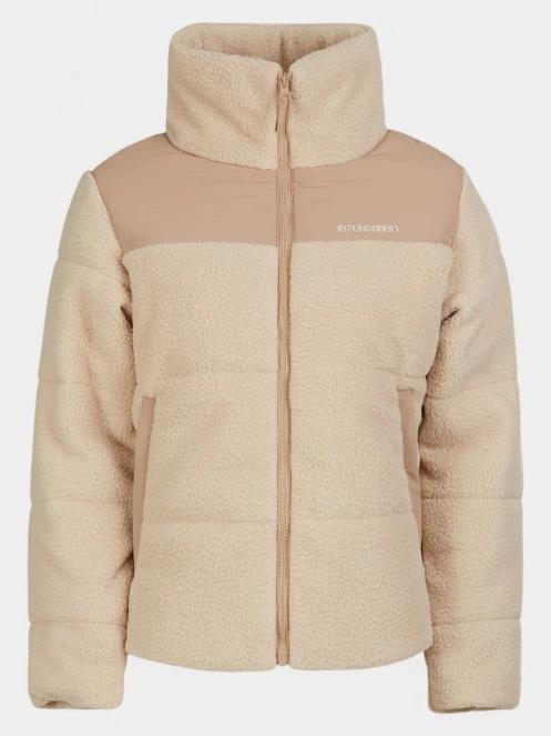 Fundango Nukka Padded Jacket női steppelt átmeneti kabát homok színben 7