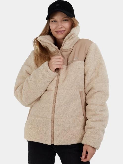 Fundango Nukka Padded Jacket női steppelt átmeneti kabát homok színben 5