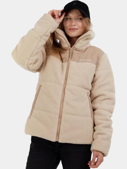 Fundango Nukka Padded Jacket női steppelt átmeneti kabát homok színben 2