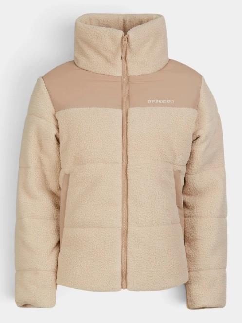 Fundango Nukka Padded Jacket női steppelt átmeneti kabát homok színben 7