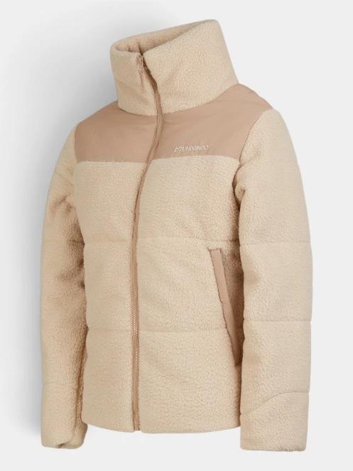 Fundango Nukka Padded Jacket női steppelt átmeneti kabát homok színben 8