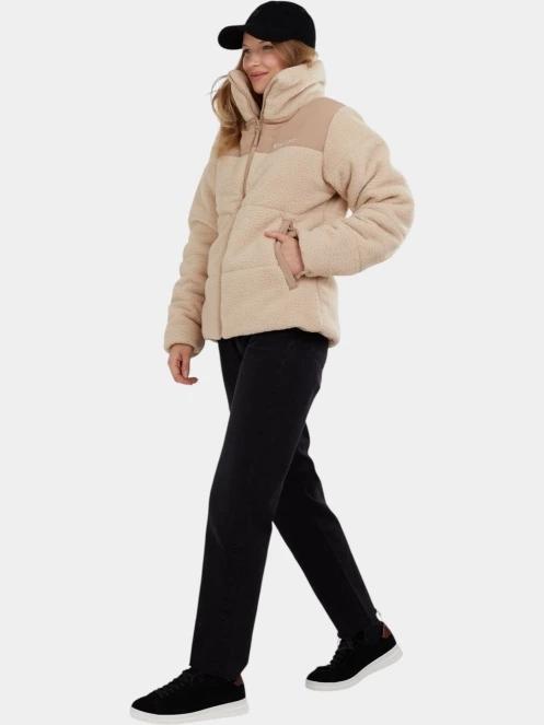 Fundango Nukka Padded Jacket női steppelt átmeneti kabát homok színben 4