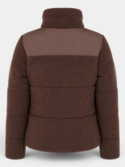 Fundango Nukka Padded Jacket női steppelt átmeneti kabát barna színben 9